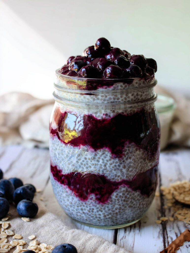 Blueberry chia pudding