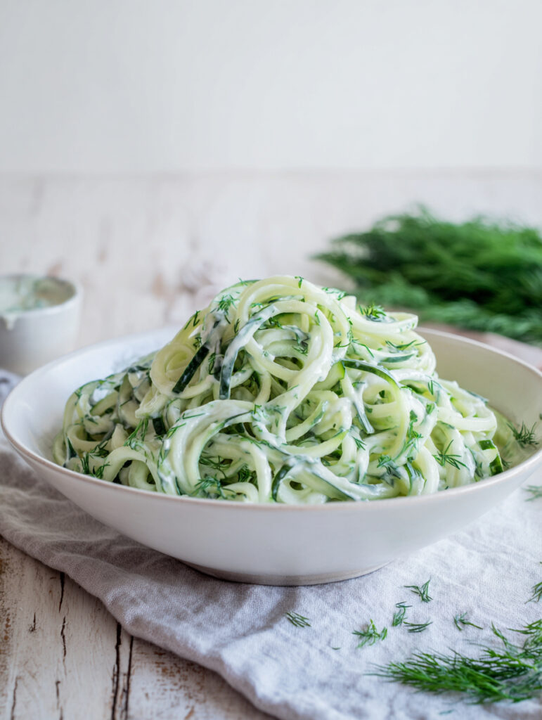 Cucumber noodle recipe