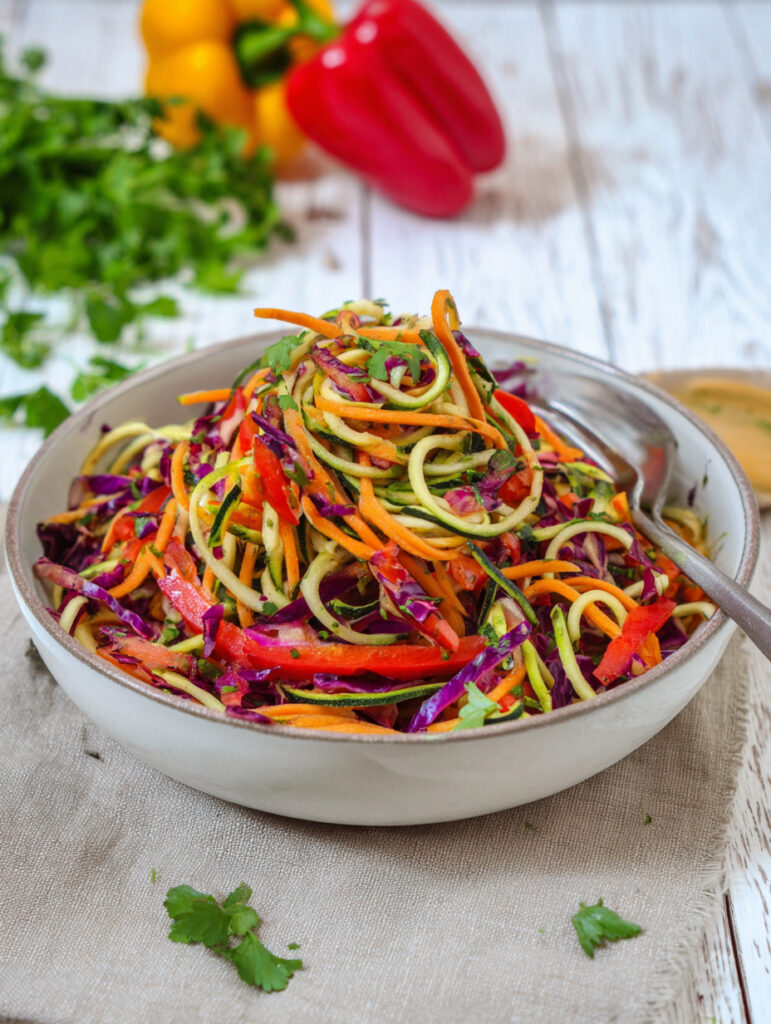 Easy rainbow salad